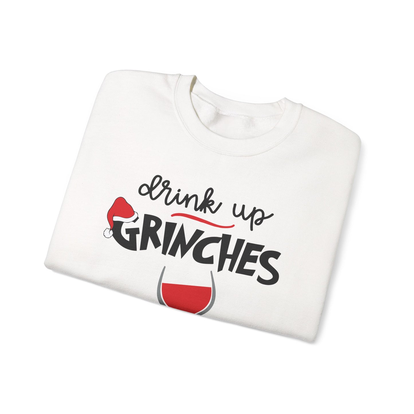 Festive Grinch Sweatshirt, Cozy Holiday Apparel, Funny Christmas Gift, Unisex Crewneck, Seasonal Loungewear, Winter Fashion