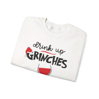 Festive Grinch Sweatshirt, Cozy Holiday Apparel, Funny Christmas Gift, Unisex Crewneck, Seasonal Loungewear, Winter Fashion