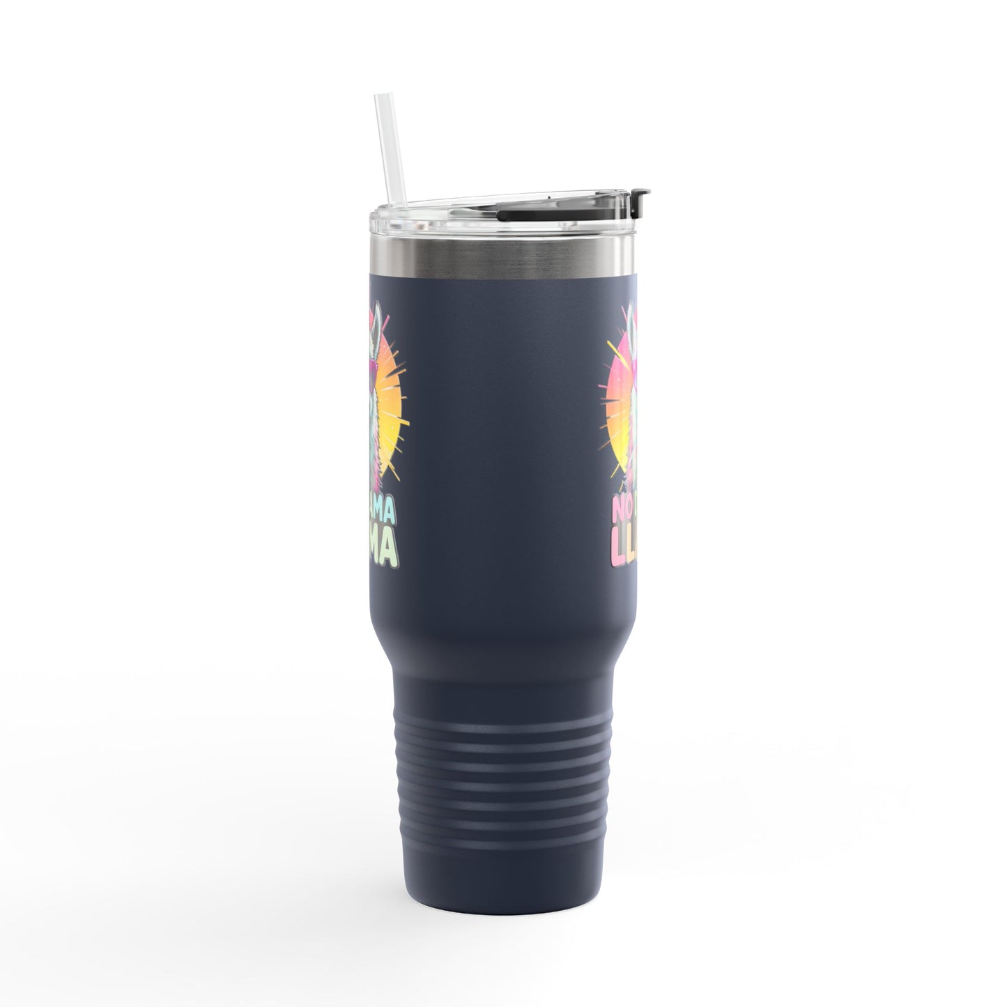 No Drama Llama Insulated Travel Mug, 40oz - Fun, Colorful Drinkware for Llama Lovers, Perfect Gift for Birthdays, Travel, or Camping, [...]