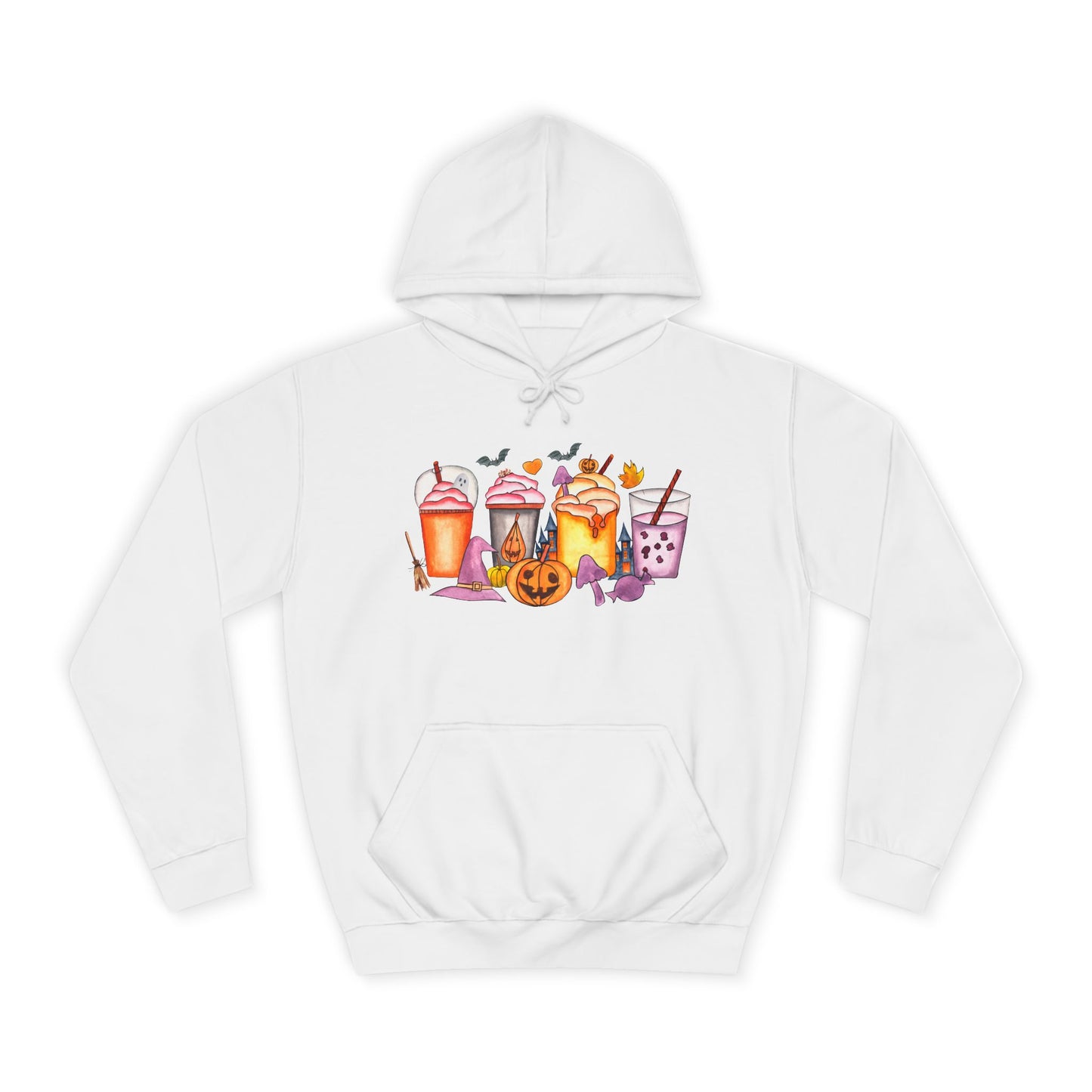 Unisex Halloween Hoodie for adults that want some fun drinking designs to give their clothes a pop of color