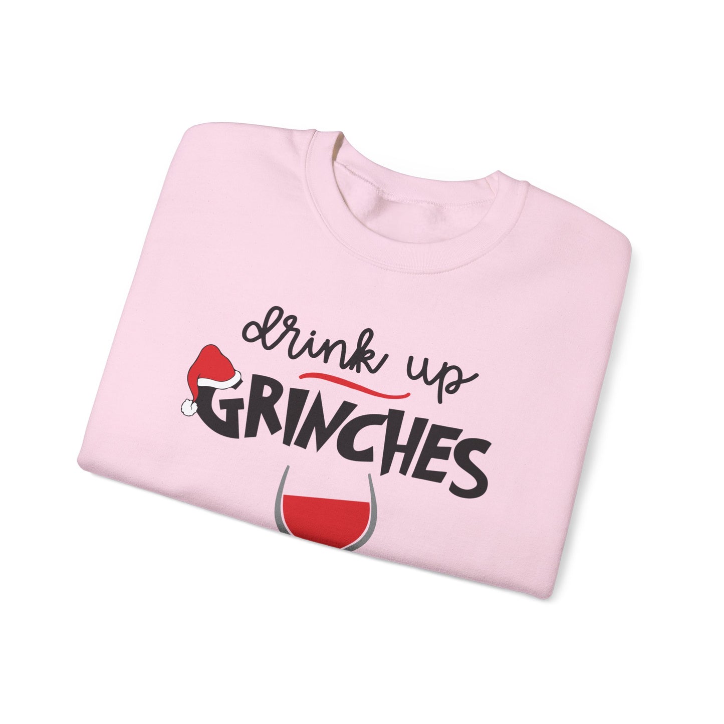 Festive Grinch Sweatshirt, Cozy Holiday Apparel, Funny Christmas Gift, Unisex Crewneck, Seasonal Loungewear, Winter Fashion