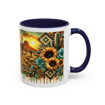 Desert Sunset Coffee Mug with Cacti and Sunflowers, Boho Mug, Gift for Nature Lovers, Coffee Lovers Gift, Southwestern Decor, Unique [...]