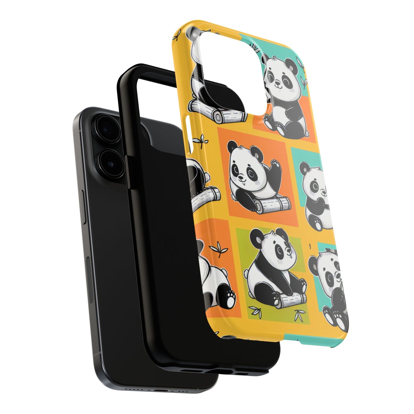 Cute Panda Phone Cases, Tough Panda Phone Cases, Gifts for Animal Lovers, Cute Cell Phone Cover, Fun Smartphone Accessories