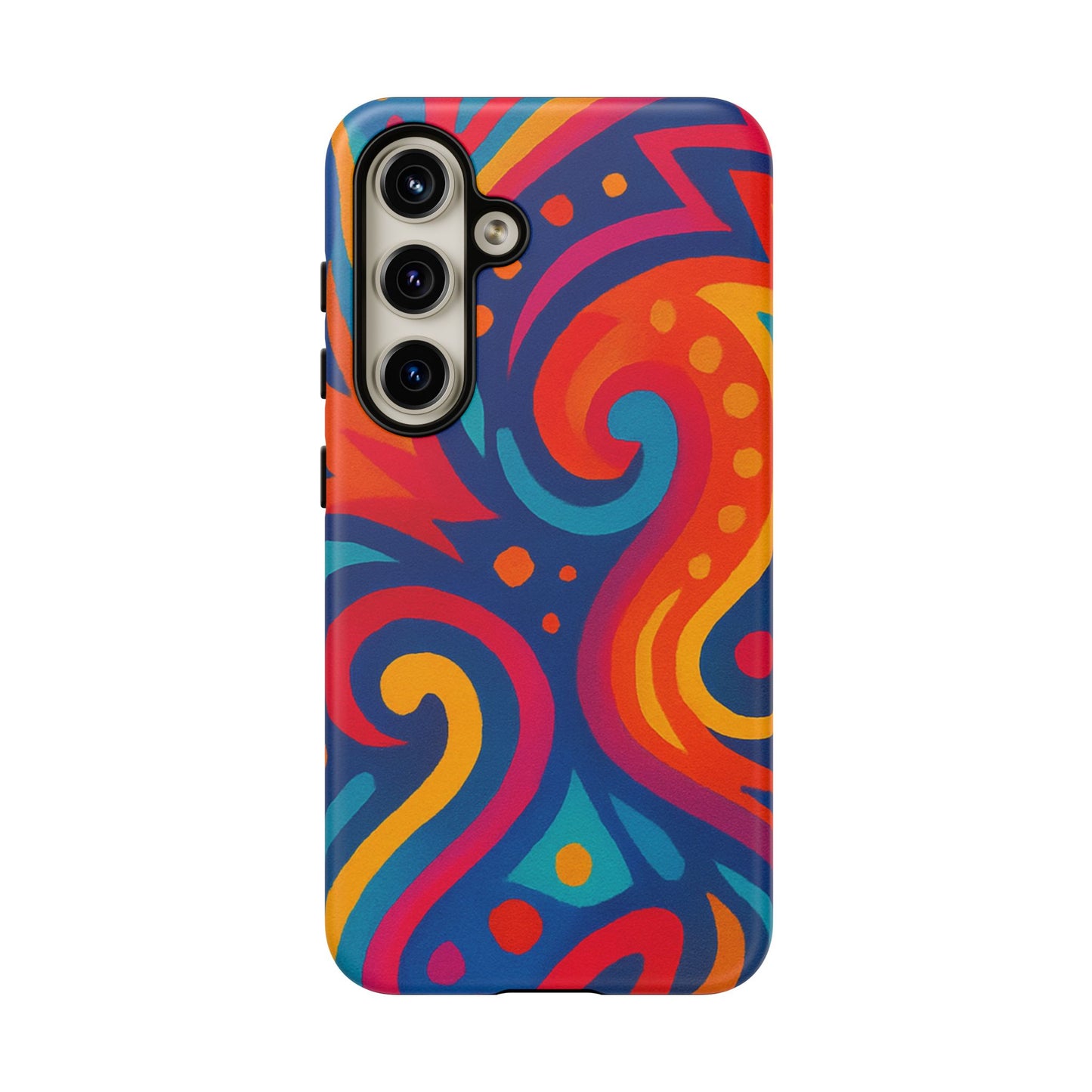 Vibrant Phone Case - Colorful Tough Case, Protective Cover, Unique Design, Trendy Gift, Phone Accessory