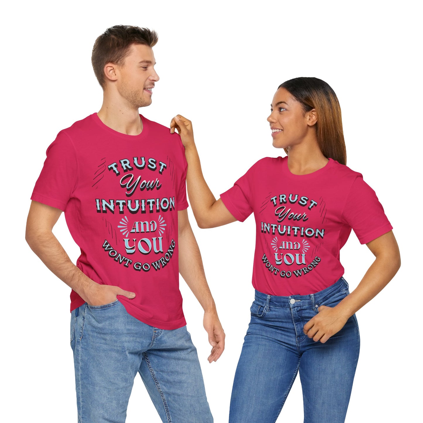 Trust Your Intuition Tee - Inspirational Unisex Jersey Short Sleeve Shirt, Motivational Gift, Casual Wear, Everyday Inspiration, [...]