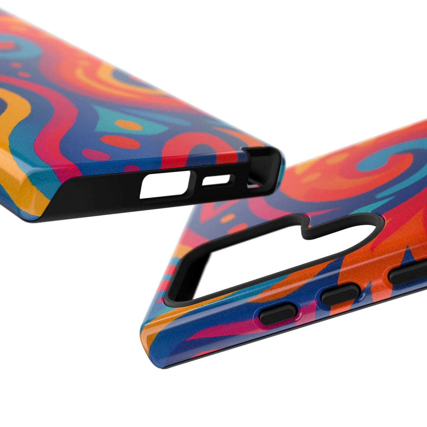 Vibrant Phone Case - Colorful Tough Case, Protective Cover, Unique Design, Trendy Gift, Phone Accessory