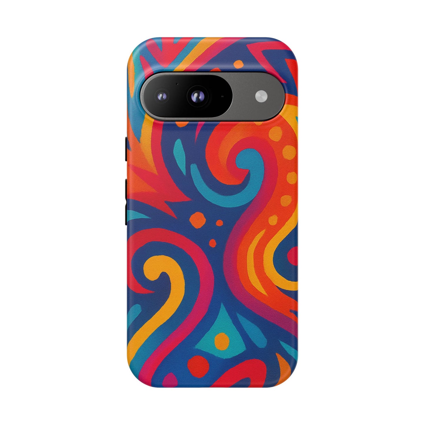 Vibrant Phone Case - Colorful Tough Case, Protective Cover, Unique Design, Trendy Gift, Phone Accessory