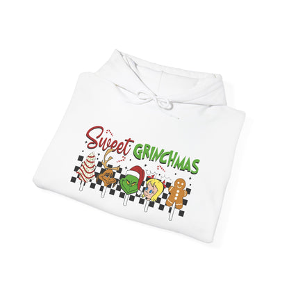 Sweet Grinchmas Hoodie, Cozy Holiday Sweatshirt, Christmas Gift for Him/Her, Unisex Xmas Apparel, Festive Winter Hoodie