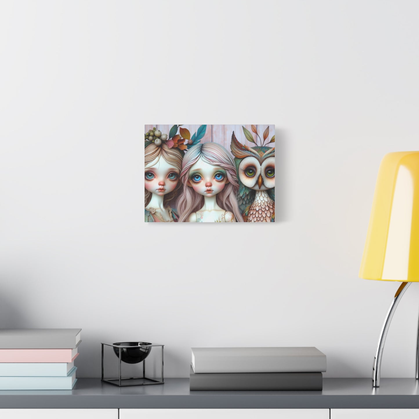 Whimsical Art Canvas Print, Fantasy Decor, Enchanted Wall Art, Magical Home Decor, Unique Gift, Kids Room Decoration