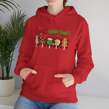 Sweet Grinchmas Hoodie, Cozy Holiday Sweatshirt, Christmas Gift for Him/Her, Unisex Xmas Apparel, Festive Winter Hoodie