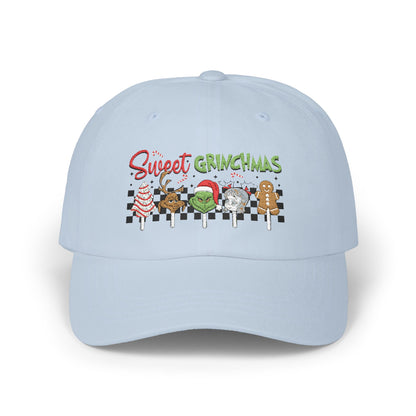 Festive Dad Cap - Sweet Grinchmas Hat for Holiday Cheer, Christmas Gift, Matching Family Outfit, Winter Accessory, Trendy Headwear