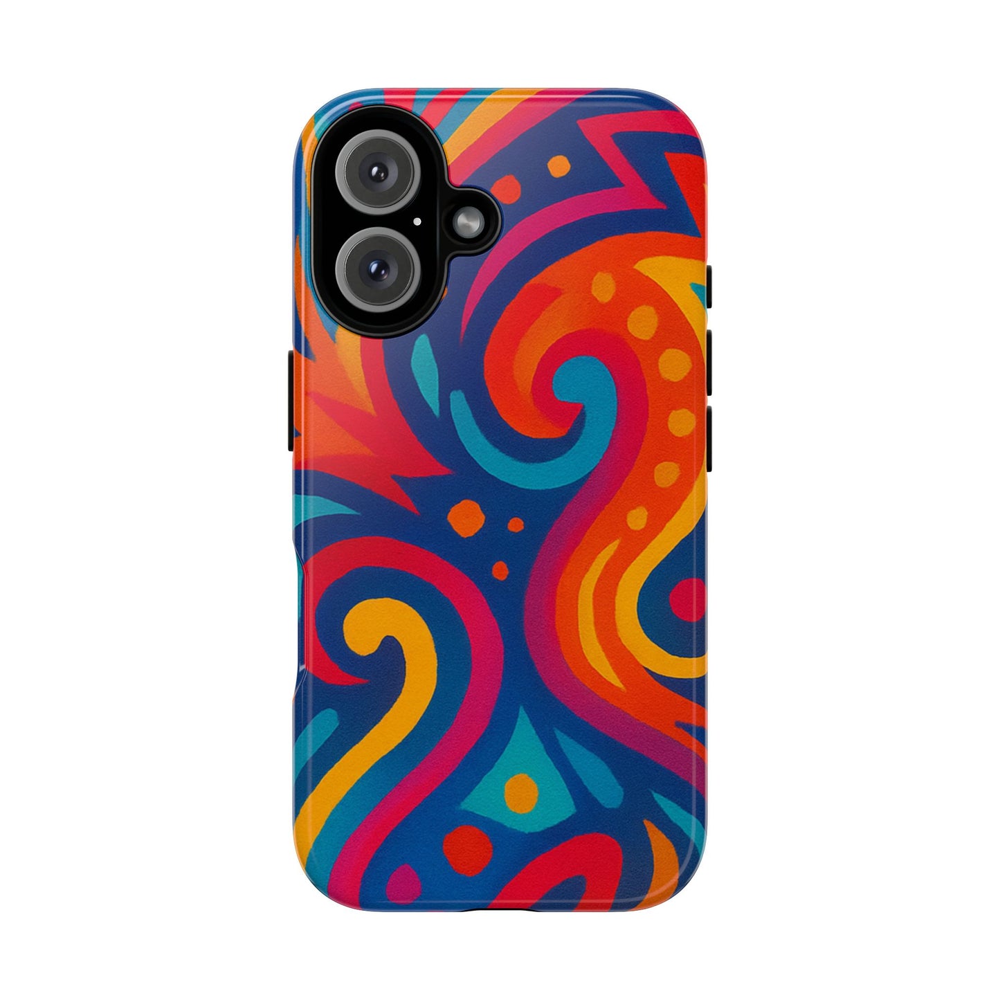 Vibrant Phone Case - Colorful Tough Case, Protective Cover, Unique Design, Trendy Gift, Phone Accessory