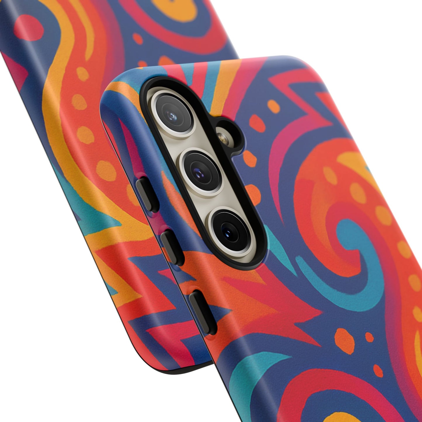 Vibrant Phone Case - Colorful Tough Case, Protective Cover, Unique Design, Trendy Gift, Phone Accessory