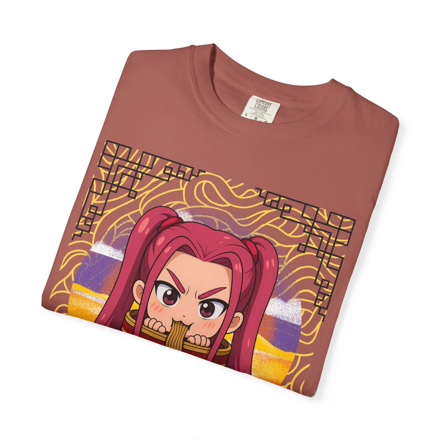 K-Pop Inspired Garment-Dyed T-Shirt, Trendy Streetwear, Anime Fan Apparel, Casual Wear, Gifts for Music Lovers