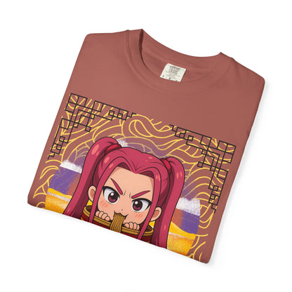 K-Pop Inspired Garment-Dyed T-Shirt, Trendy Streetwear, Anime Fan Apparel, Casual Wear, Gifts for Music Lovers