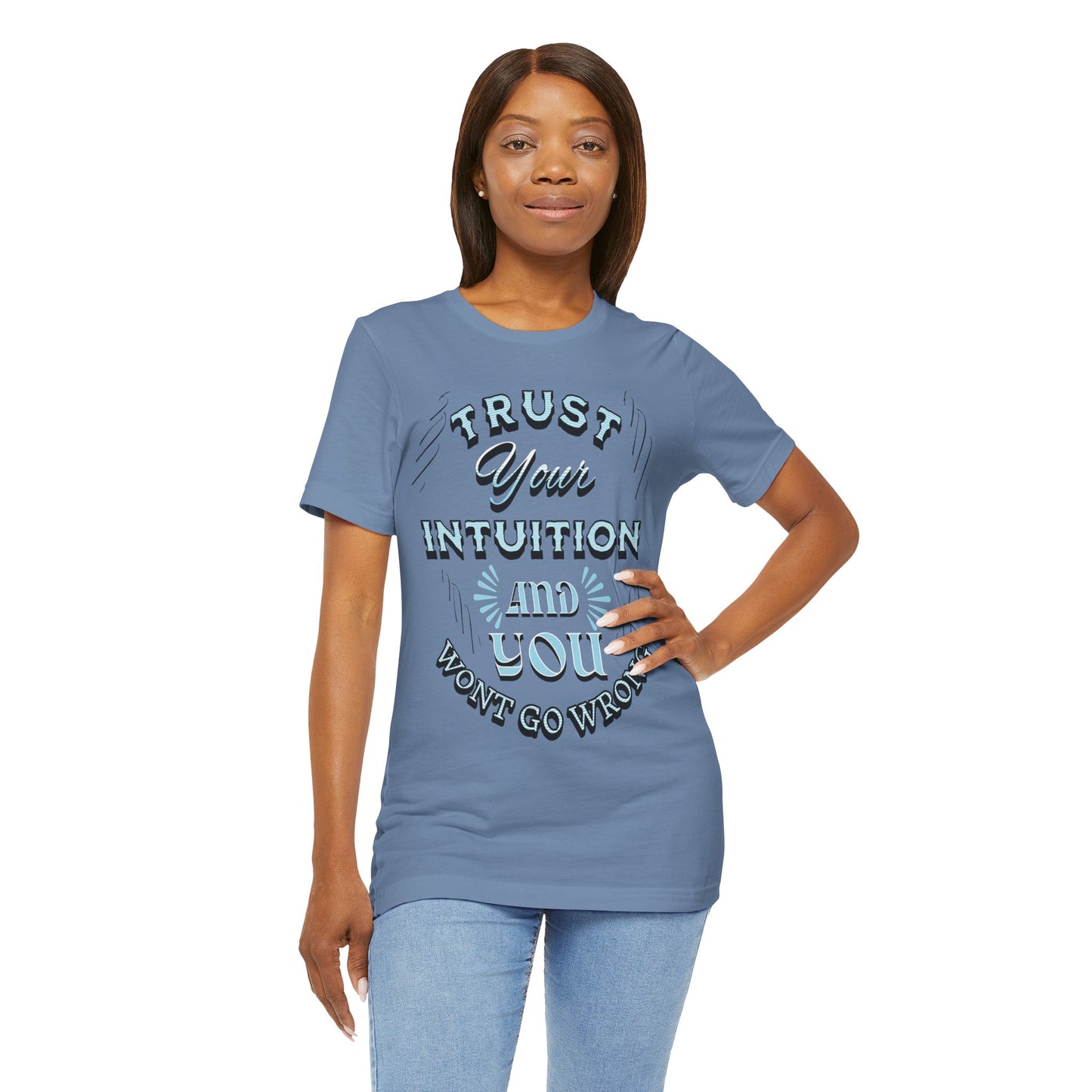 Trust Your Intuition Tee - Inspirational Unisex Jersey Short Sleeve Shirt, Motivational Gift, Casual Wear, Everyday Inspiration, [...]