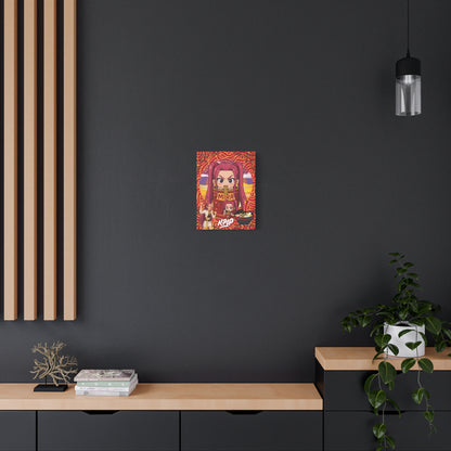 K-Pop Art Canvas Print, Perfect for Fans, Anime Wall Decor, Gift for Music Lovers, Vibrant Home Decoration, Cool Room Aesthetic