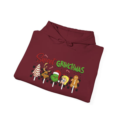 Sweet Grinchmas Hoodie, Cozy Holiday Sweatshirt, Christmas Gift for Him/Her, Unisex Xmas Apparel, Festive Winter Hoodie