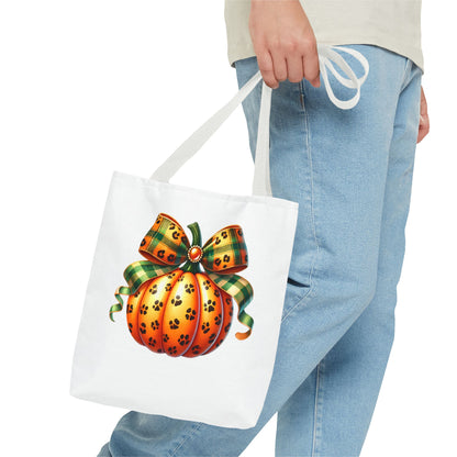 Festive Pumpkin Tote Bag, Halloween Decor, Gift for Pet Lovers, Autumn Accessories, Everyday Use