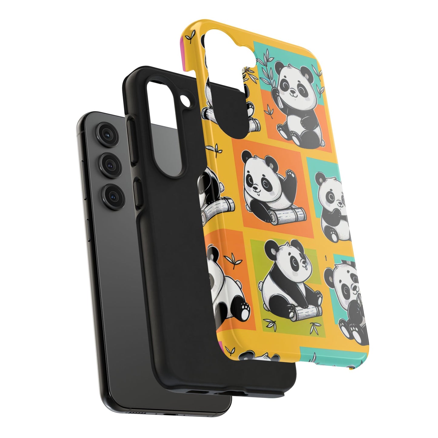 Cute Panda Phone Cases, Tough Panda Phone Cases, Gifts for Animal Lovers, Cute Cell Phone Cover, Fun Smartphone Accessories