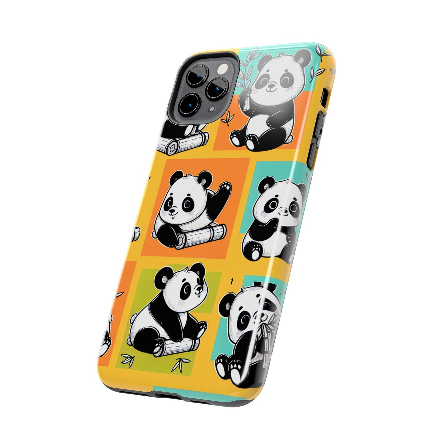 Cute Panda Phone Cases, Tough Panda Phone Cases, Gifts for Animal Lovers, Cute Cell Phone Cover, Fun Smartphone Accessories