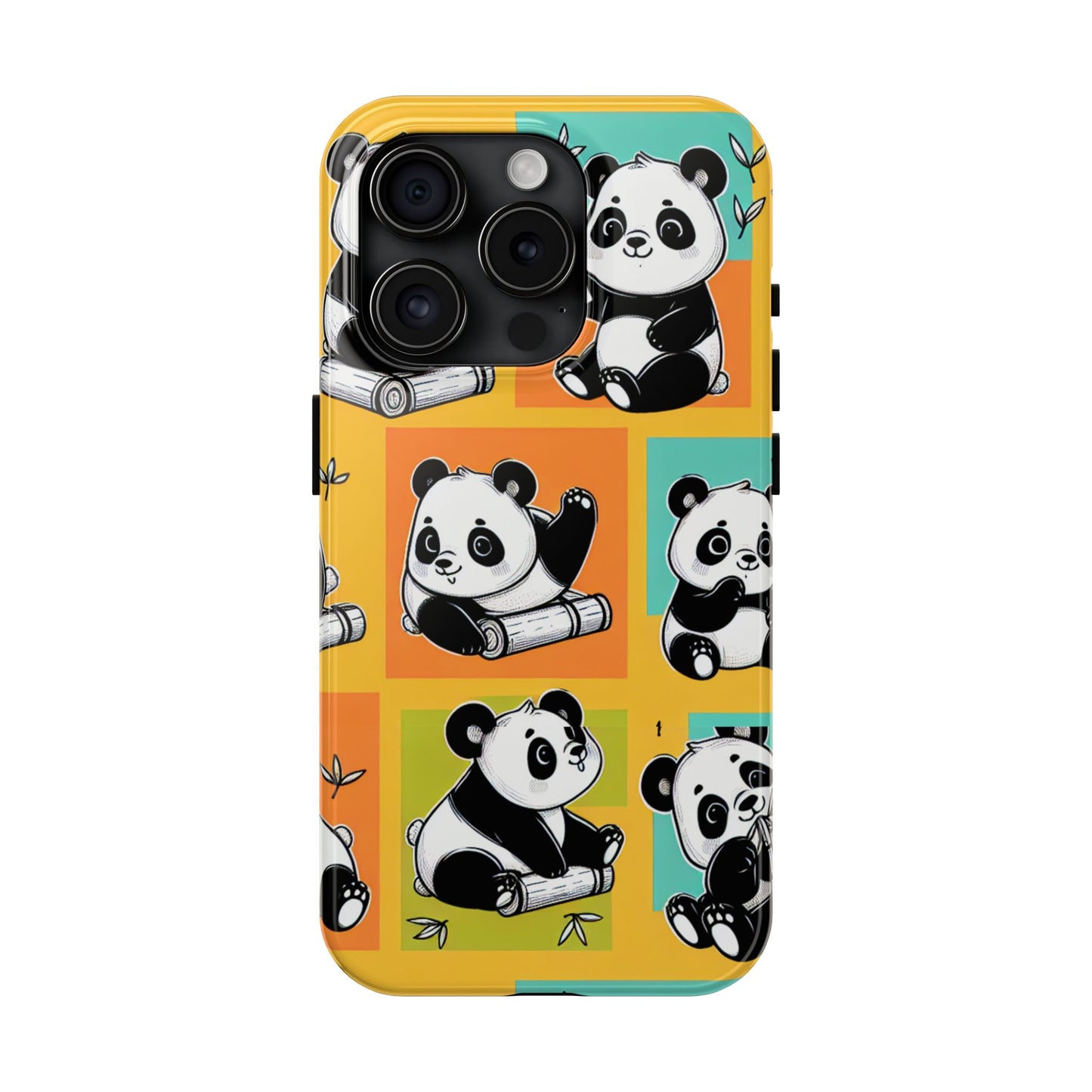 Cute Panda Phone Cases, Tough Panda Phone Cases, Gifts for Animal Lovers, Cute Cell Phone Cover, Fun Smartphone Accessories