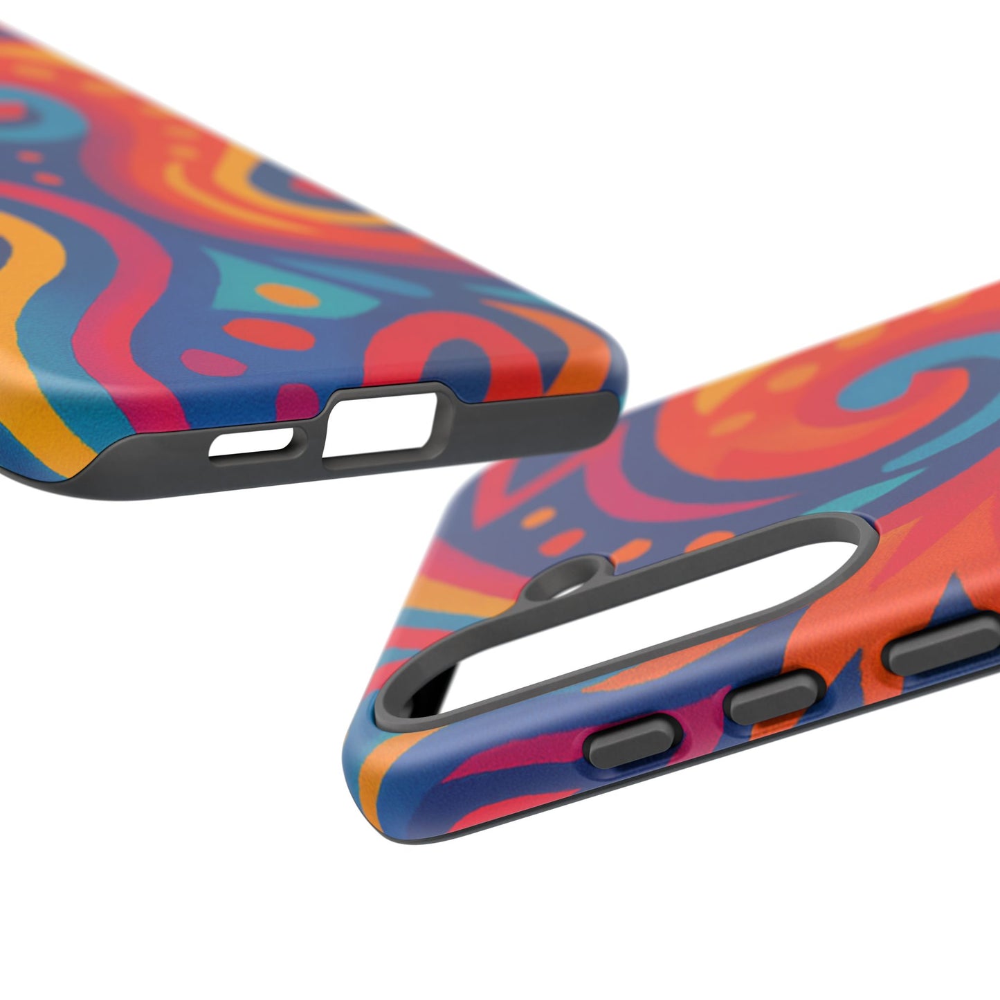 Vibrant Phone Case - Colorful Tough Case, Protective Cover, Unique Design, Trendy Gift, Phone Accessory