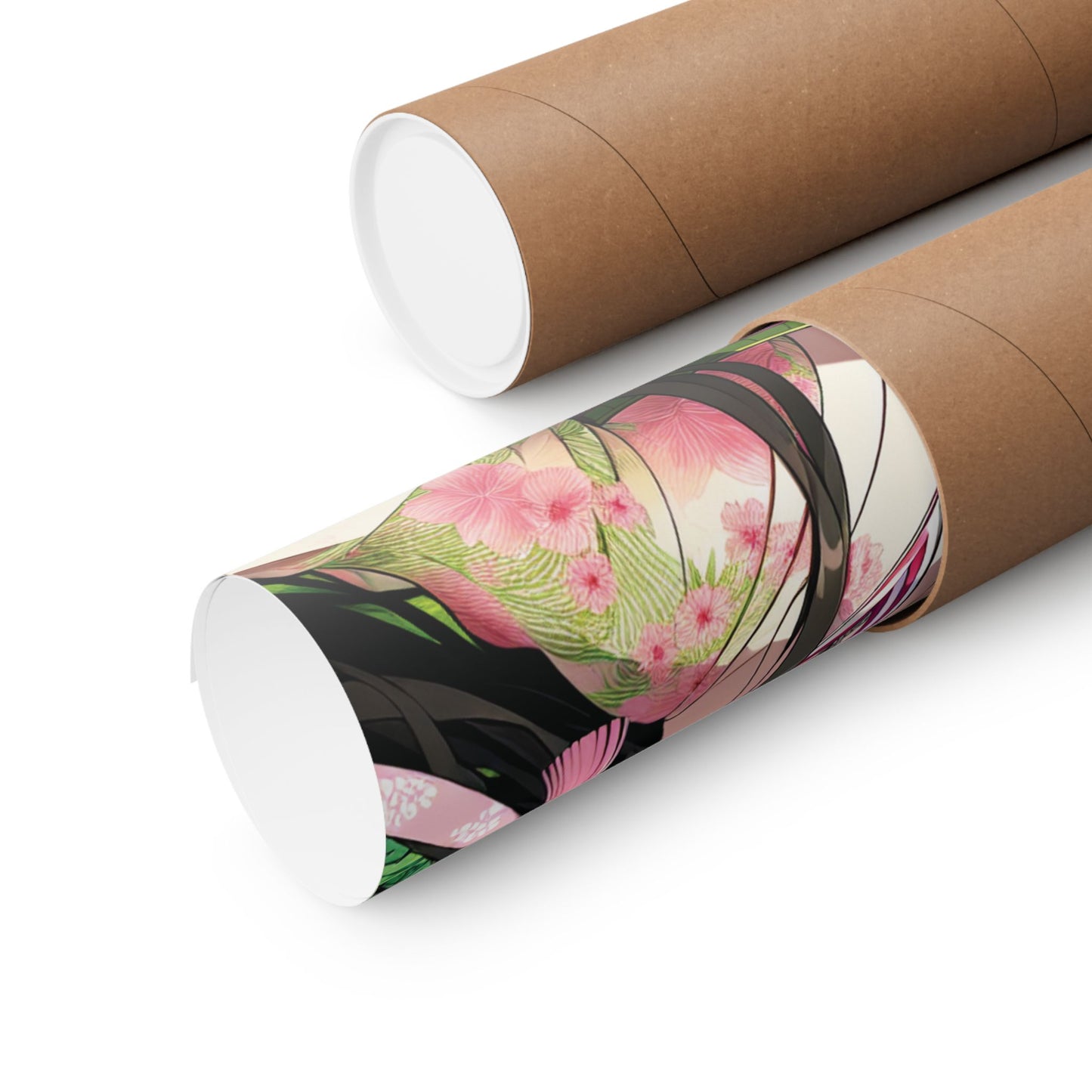 Vibrant Anime Vertical Posters - Floral Blossom Art for Home Decor, Wall Art, Room Aesthetic, Gift for Anime Lovers, Japanese Artwork