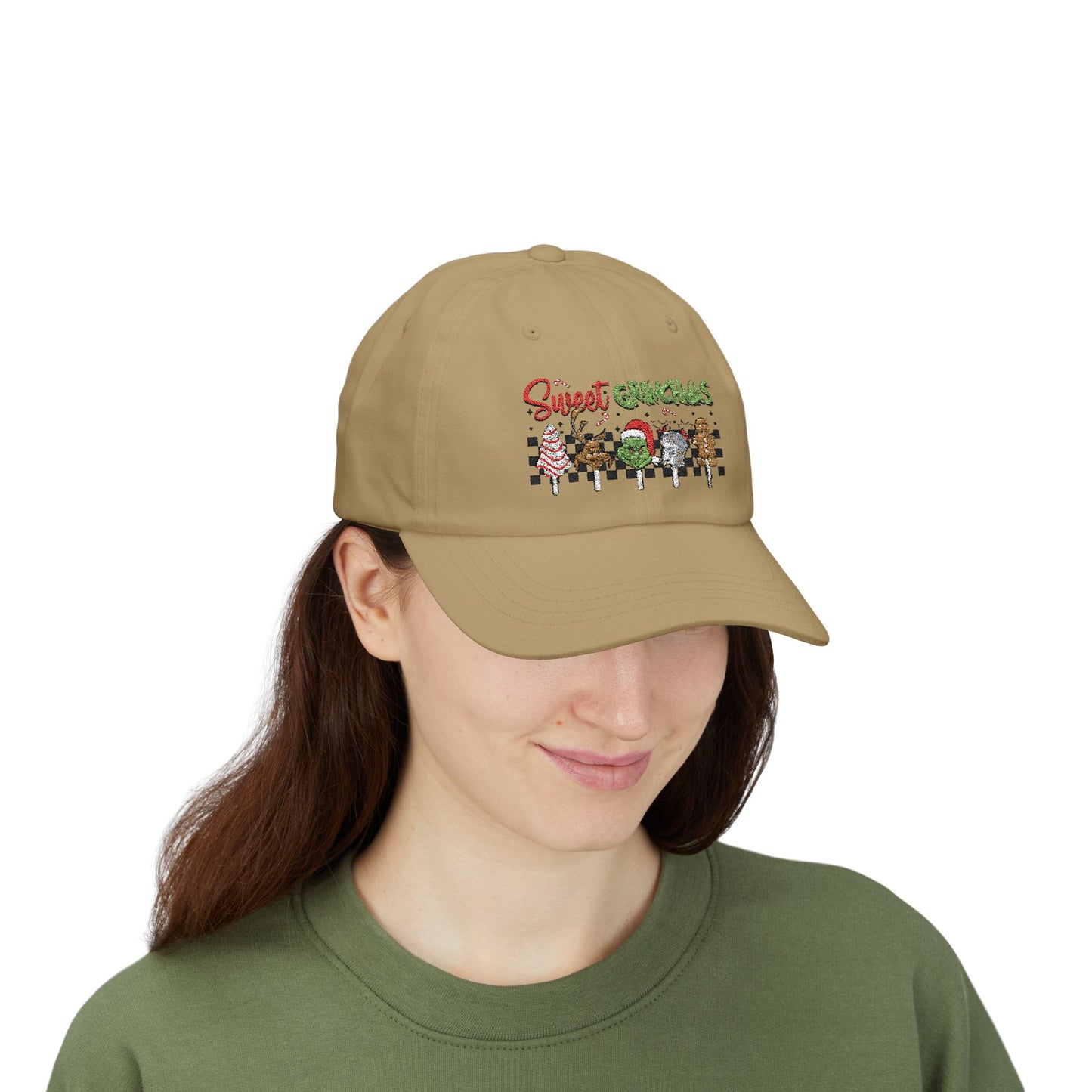 Festive Dad Cap - Sweet Grinchmas Hat for Holiday Cheer, Christmas Gift, Matching Family Outfit, Winter Accessory, Trendy Headwear