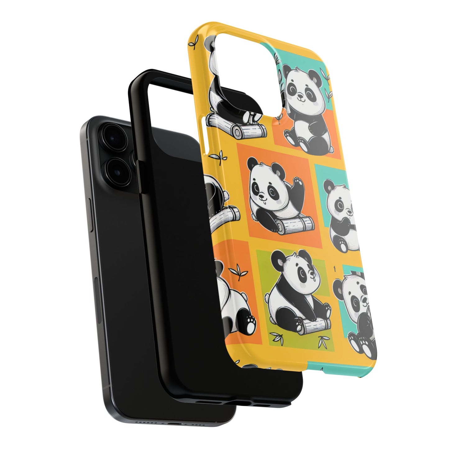 Cute Panda Phone Cases, Tough Panda Phone Cases, Gifts for Animal Lovers, Cute Cell Phone Cover, Fun Smartphone Accessories