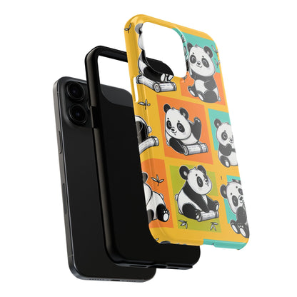 Cute Panda Phone Cases, Tough Panda Phone Cases, Gifts for Animal Lovers, Cute Cell Phone Cover, Fun Smartphone Accessories