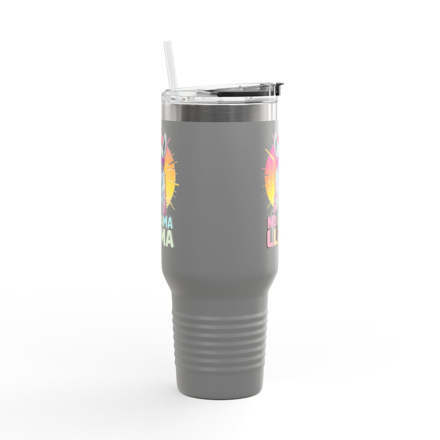No Drama Llama Insulated Travel Mug, 40oz - Fun, Colorful Drinkware for Llama Lovers, Perfect Gift for Birthdays, Travel, or Camping, [...]