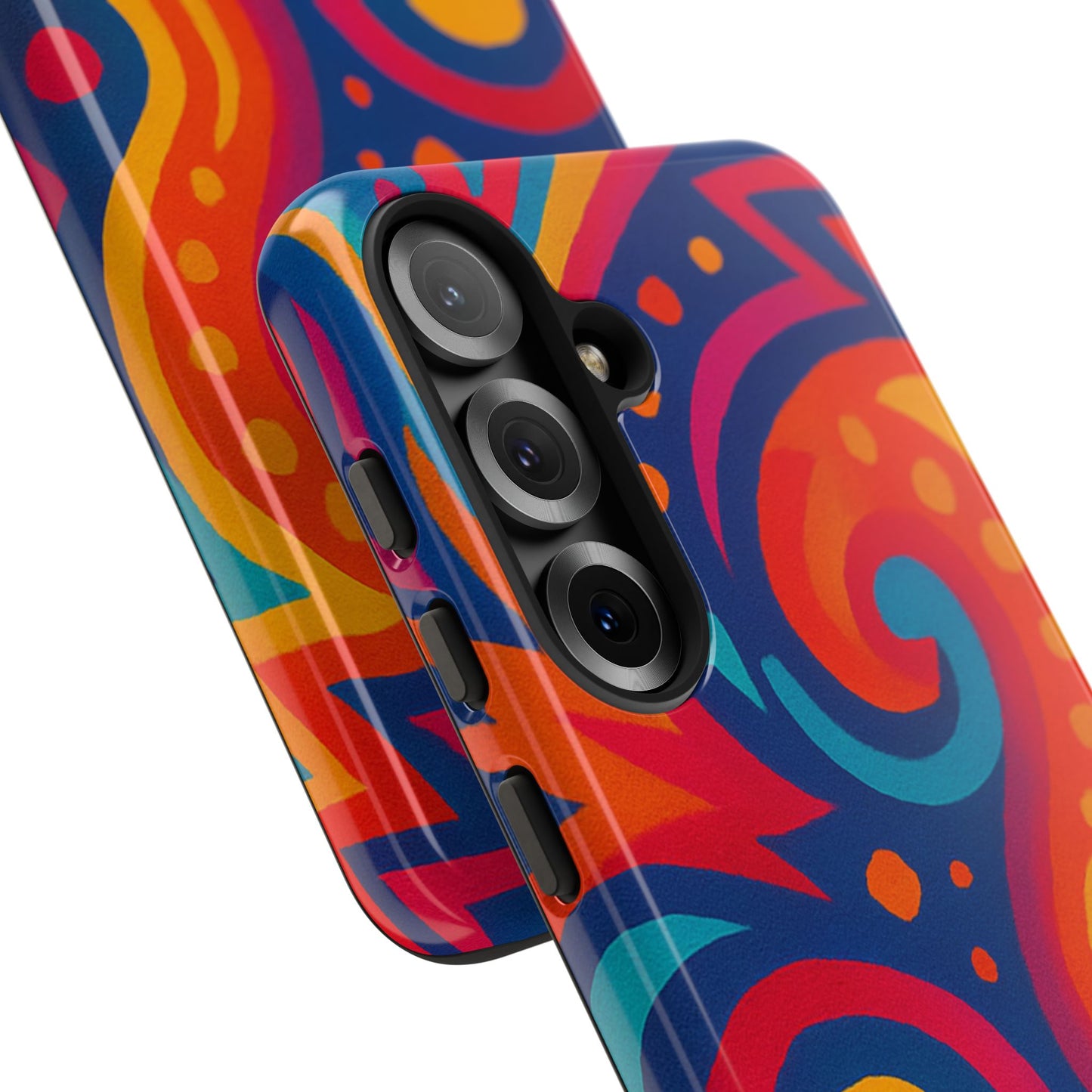 Vibrant Phone Case - Colorful Tough Case, Protective Cover, Unique Design, Trendy Gift, Phone Accessory