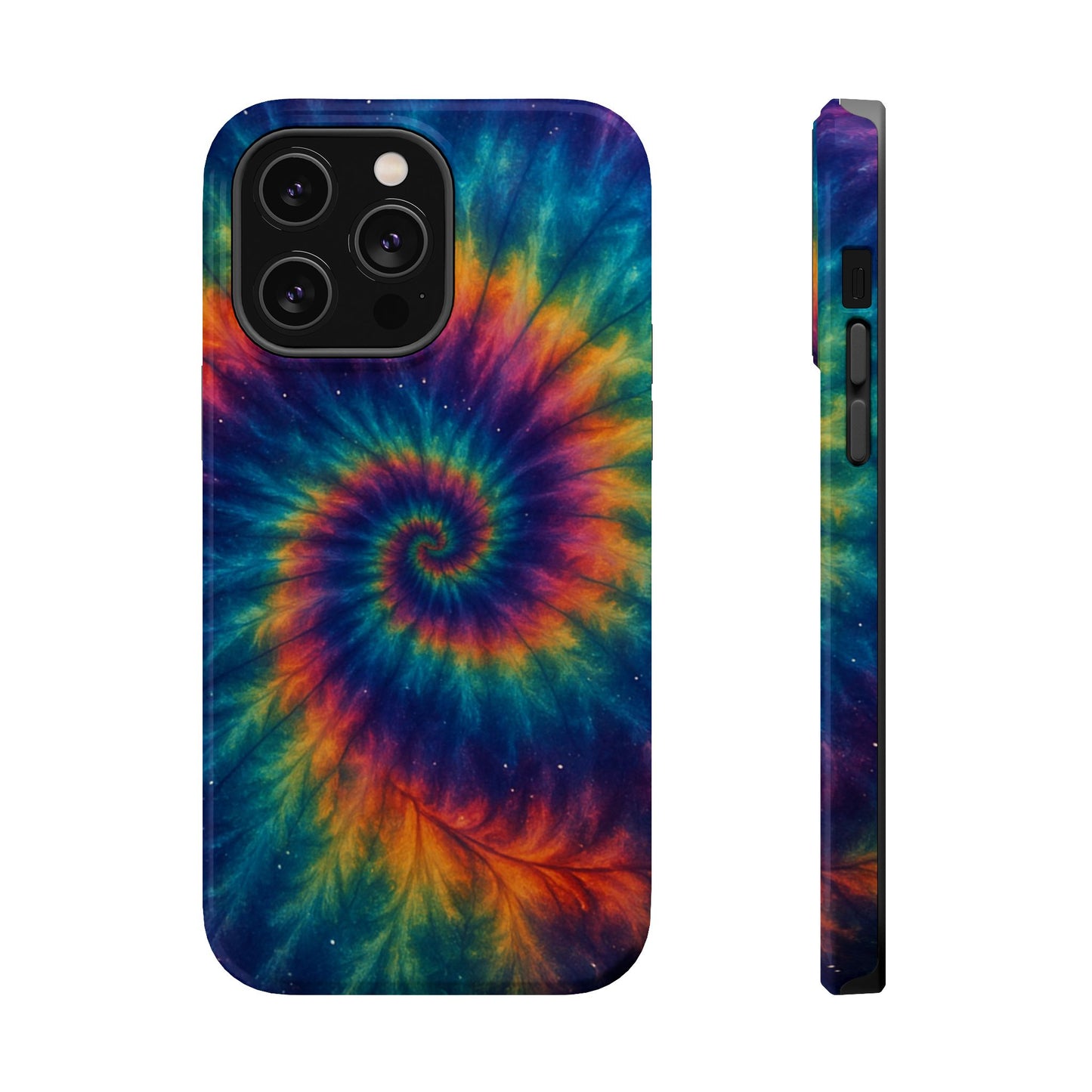 Colorful Tie-Dye Magnetic Phone Cases, Boho Phone Accessories, Unique Gift for Teens, Vibrant Phone Cover for Festivals, Summer Vibes