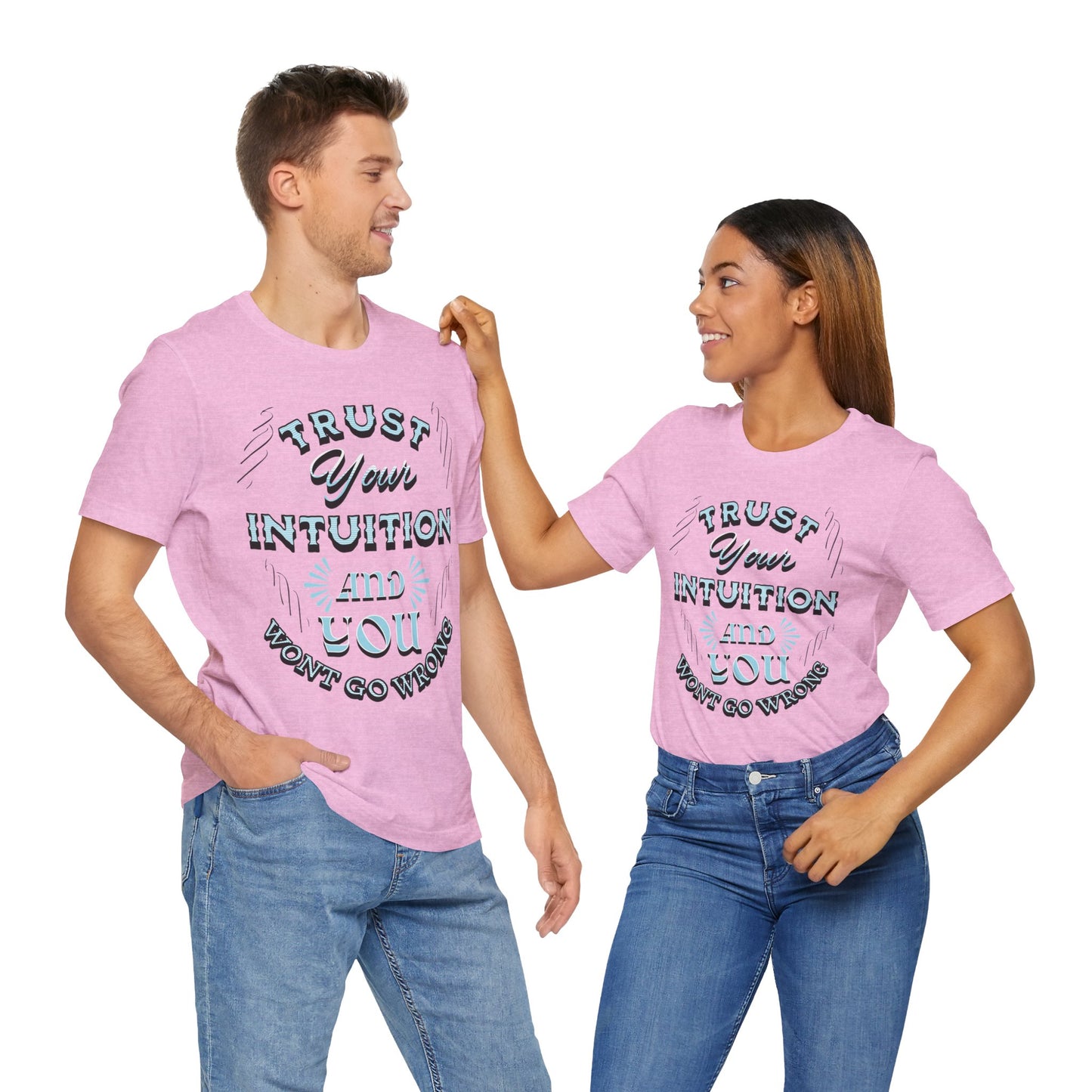 Trust Your Intuition Tee - Inspirational Unisex Jersey Short Sleeve Shirt, Motivational Gift, Casual Wear, Everyday Inspiration, [...]