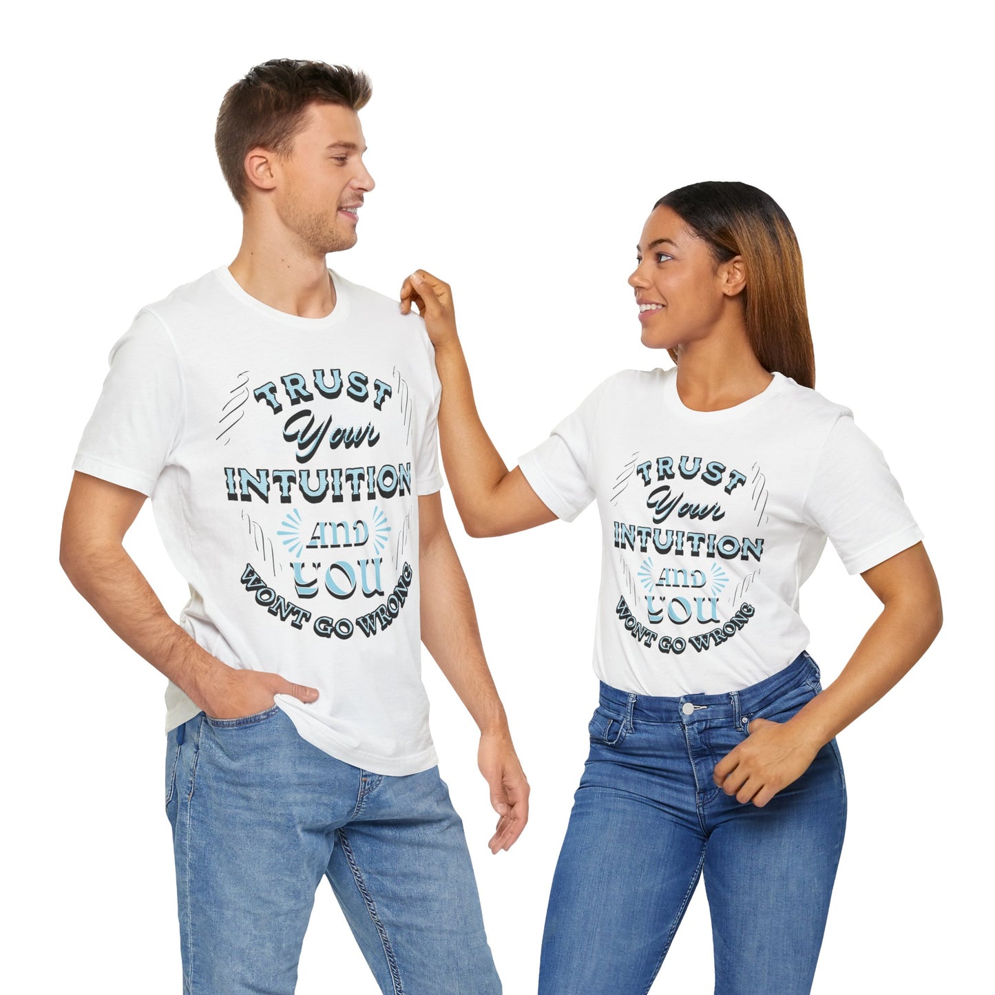 Trust Your Intuition Tee - Inspirational Unisex Jersey Short Sleeve Shirt, Motivational Gift, Casual Wear, Everyday Inspiration, [...]