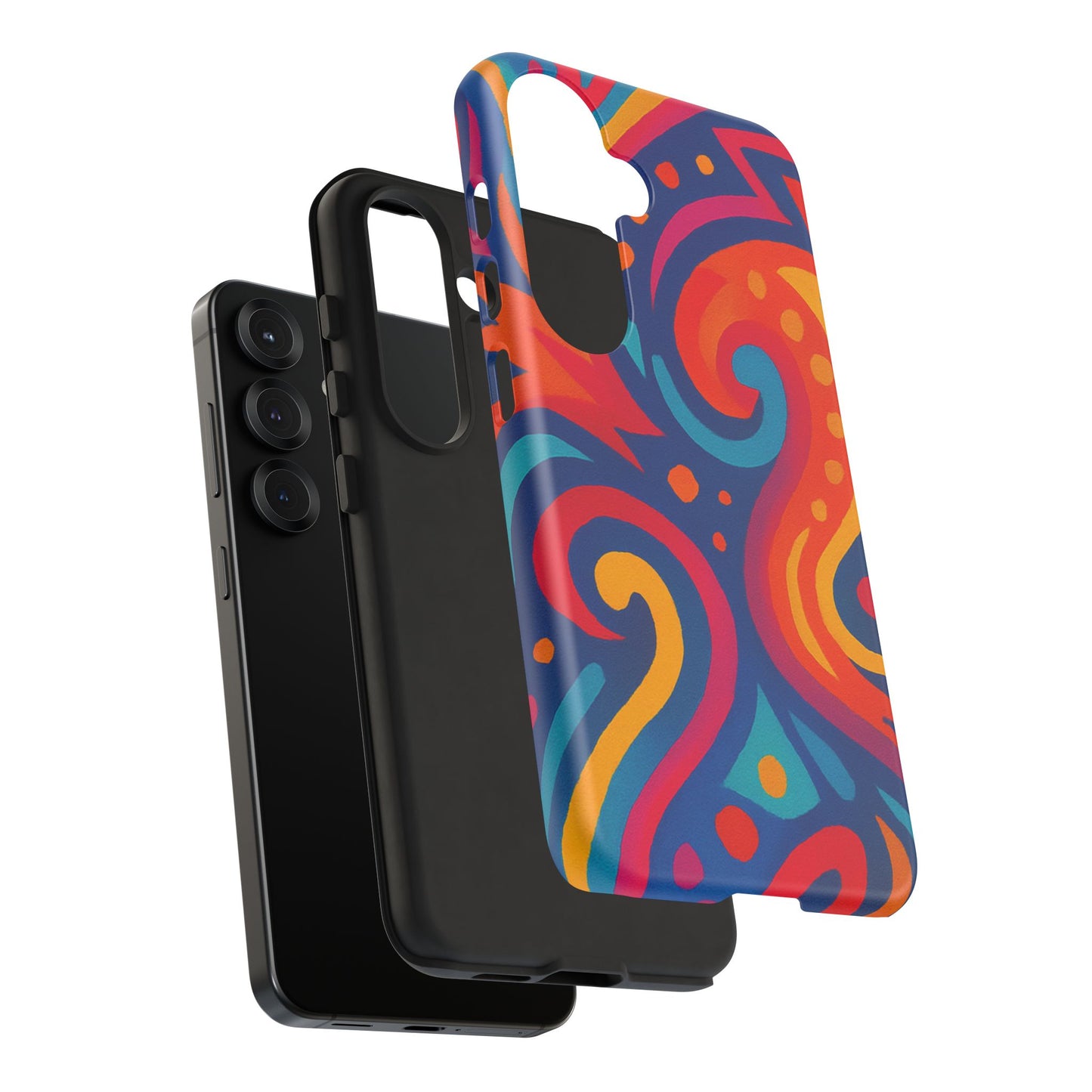 Vibrant Phone Case - Colorful Tough Case, Protective Cover, Unique Design, Trendy Gift, Phone Accessory