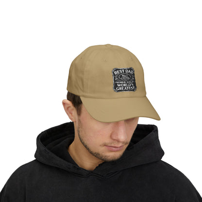 Classic Dad Cap - Best Dad Number 1 Hat, Perfect Father's Day Gift, Casual Style Cap, Unisex Fashion Accessory, Everyday Wear