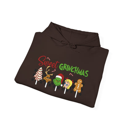 Sweet Grinchmas Hoodie, Cozy Holiday Sweatshirt, Christmas Gift for Him/Her, Unisex Xmas Apparel, Festive Winter Hoodie