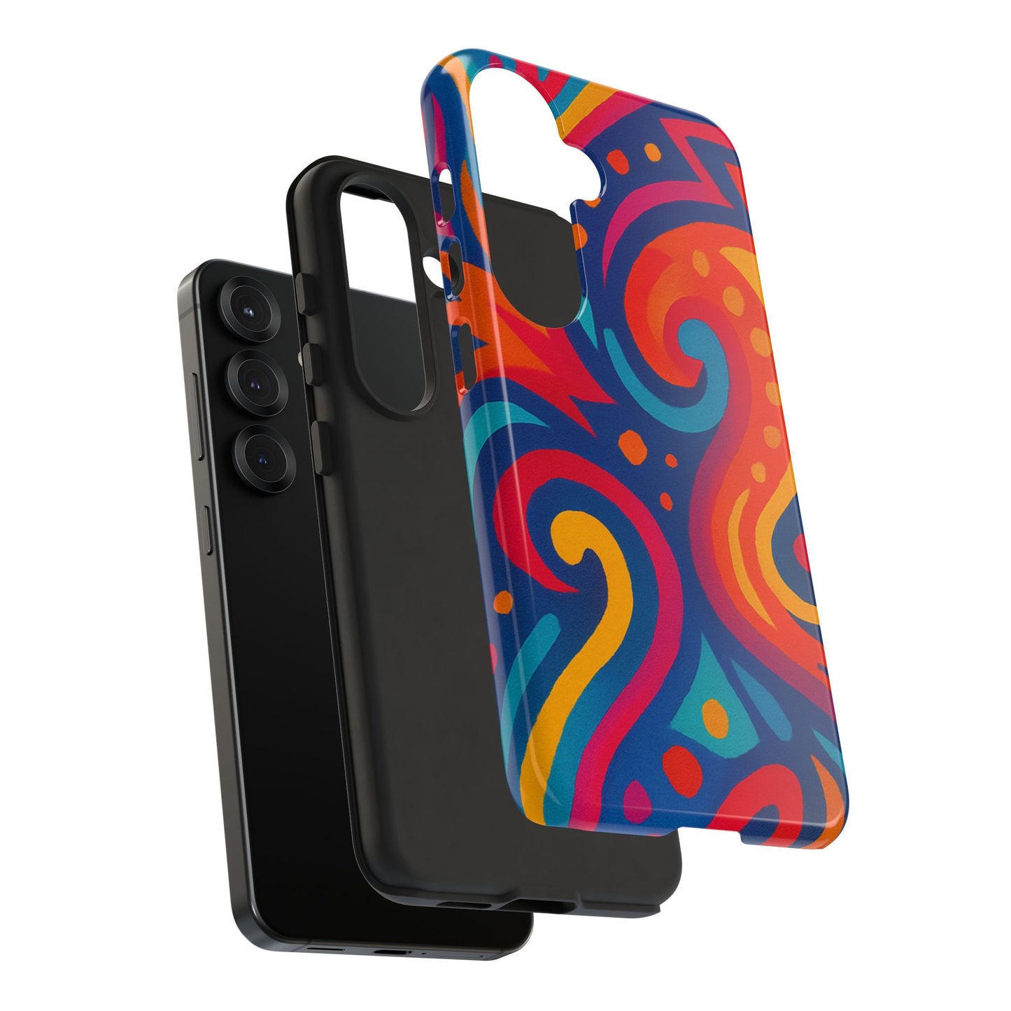 Vibrant Phone Case - Colorful Tough Case, Protective Cover, Unique Design, Trendy Gift, Phone Accessory