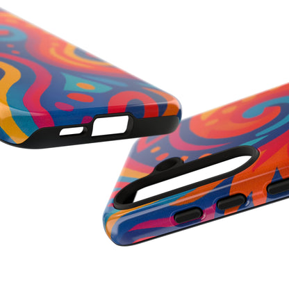 Vibrant Phone Case - Colorful Tough Case, Protective Cover, Unique Design, Trendy Gift, Phone Accessory