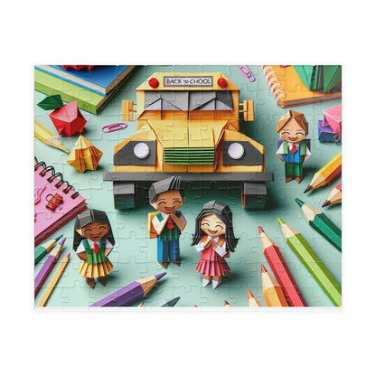 Back to School Puzzle, Fun Family Activity, Educational Gift, 110-252-520-1014 Pieces, Kids’ Learning, Classroom Decor