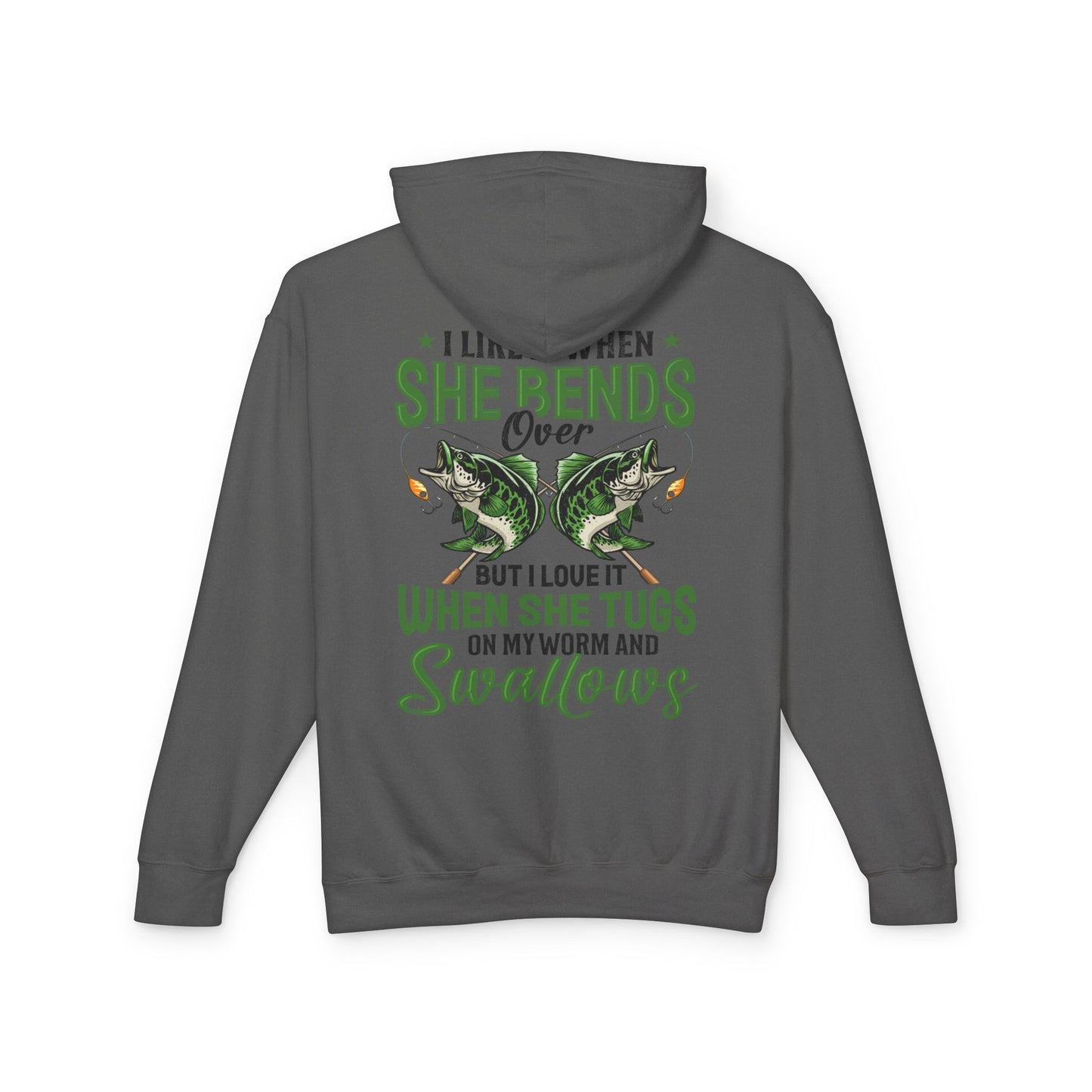 Gone Fishing Unisex Lightweight Hooded Sweatshirt | Perfect for Anglers, Fishing Gift, Outdoor Adventures, Casual Wear, Gift for Dad