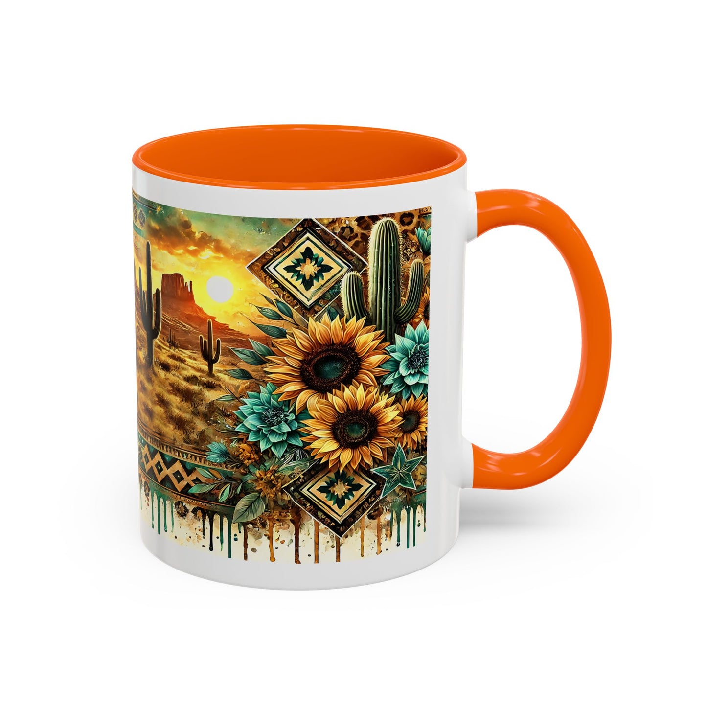Desert Sunset Coffee Mug with Cacti and Sunflowers, Boho Mug, Gift for Nature Lovers, Coffee Lovers Gift, Southwestern Decor, Unique [...]