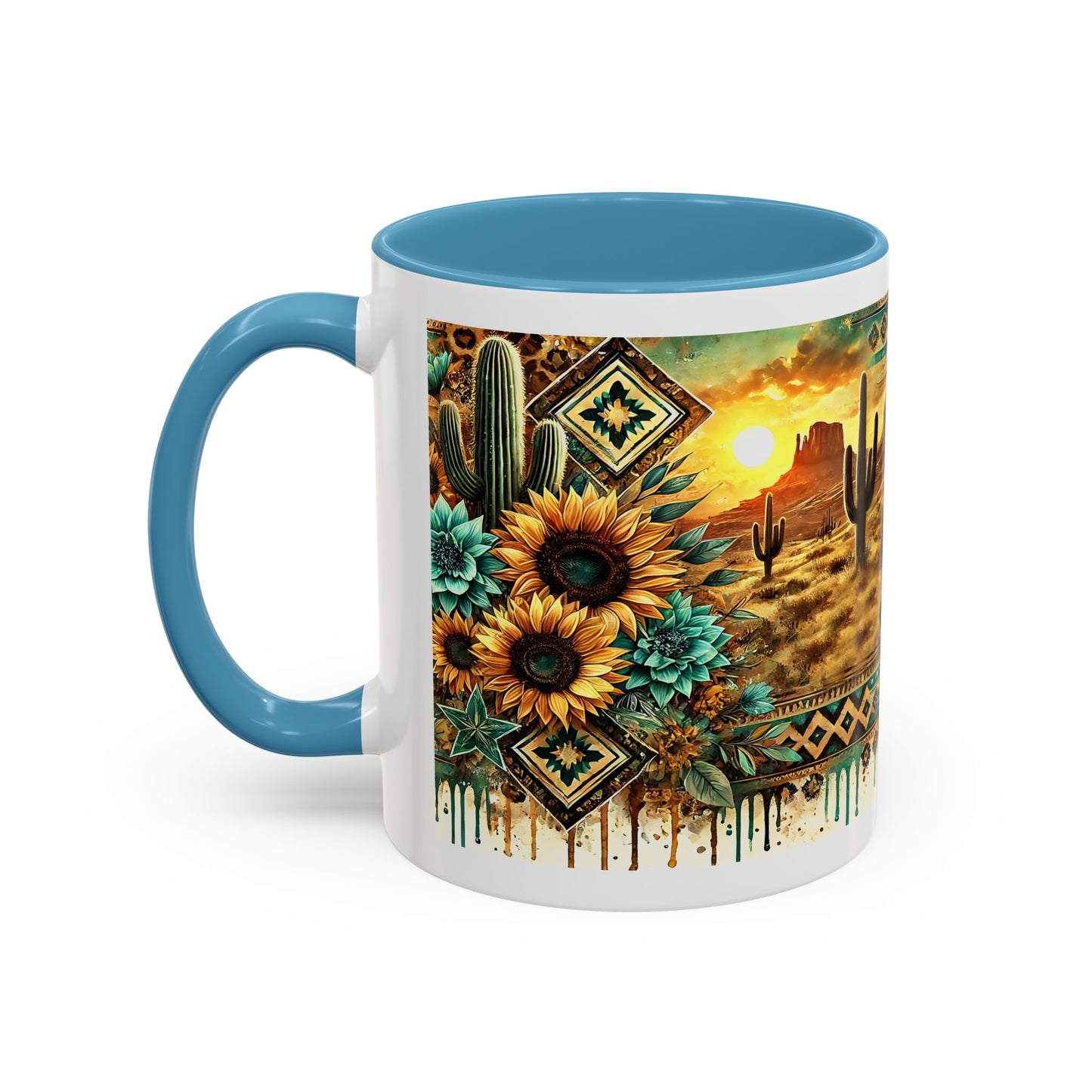 Desert Sunset Coffee Mug with Cacti and Sunflowers, Boho Mug, Gift for Nature Lovers, Coffee Lovers Gift, Southwestern Decor, Unique [...]