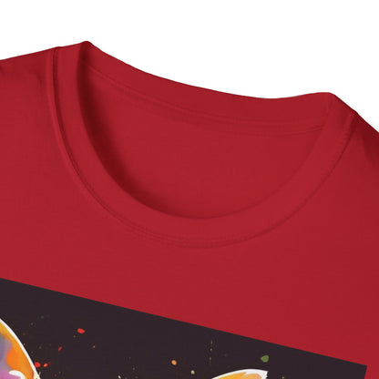 Colorful Chihuahua Art T-Shirt, Pet Lover Gift, Animal Lover Tee, Casual Wear, Unique Dog T-Shirt, Dog Mom Gift