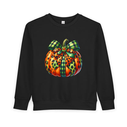Cozy Toddler Sweatshirt with Pumpkin Design - Perfect for Fall, Halloween, Cute Kids Apparel, Seasonal Fashion, Pumpkin Lovers Gift