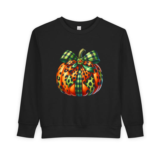 Cozy Toddler Sweatshirt with Pumpkin Design - Perfect for Fall, Halloween, Cute Kids Apparel, Seasonal Fashion, Pumpkin Lovers Gift