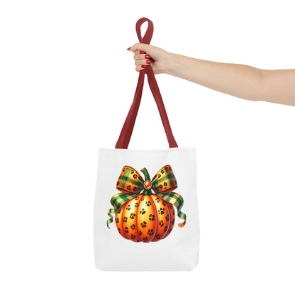 Festive Pumpkin Tote Bag, Halloween Decor, Gift for Pet Lovers, Autumn Accessories, Everyday Use