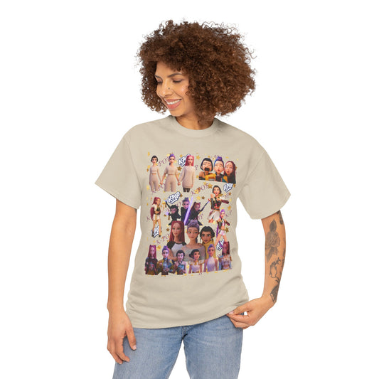 Fun Graphic T-Shirt for Parties, Casual Wear, Birthdays, Gifts, Colorful Life Moments Tee
